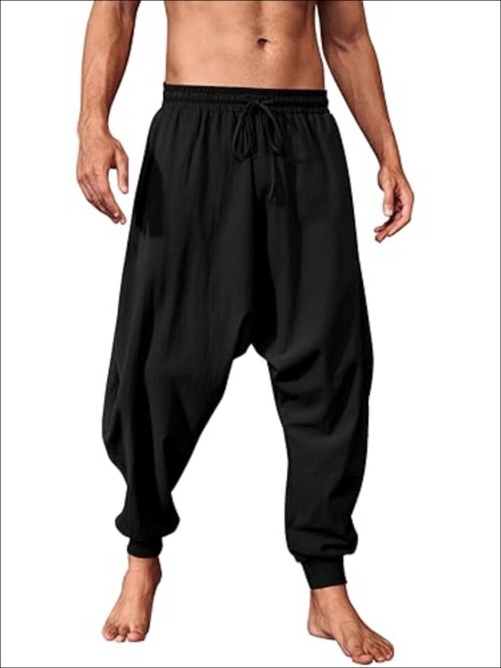 Men's Medieval Viking Pirate Pants Cotton Linen Cosplay
